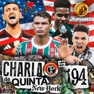 CHARLA DE QUINTA AO VIVO DE NOVA YORK! AQUECIMENTO PRO INÍCIO DA COPA DO MUNDO DE CLUBES! - CHARLA DE QUINTA #194