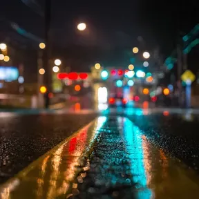 Night road