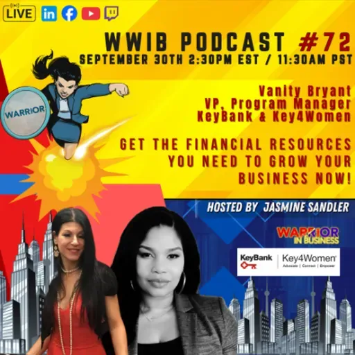 Warrior Women In Business podcast Episode 72 with Vanity Bryant VP Program Manager