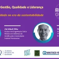 Live “A nova qualidade na era da sustentabilidade", com Cid Alledi Filho