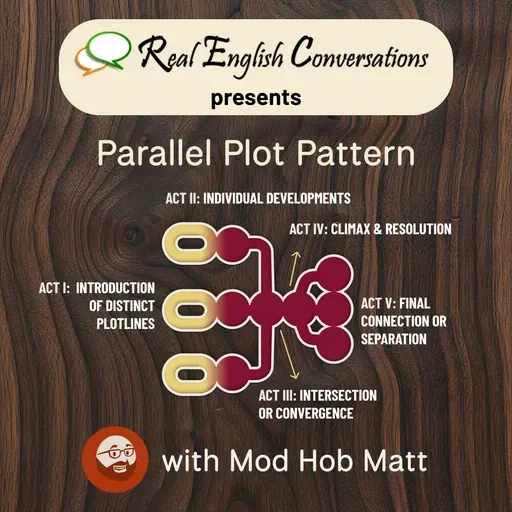 ποΈPt. #6 Of 6 How to Master the PlotWeaver Parallel Plot Pattern for Business English with Curtis Davies, Mod Hob Matt & Maryam Shoja | Real English Conversations Podcast for Global Professionals