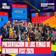 Charlamos con los ARTISTAS de BENIDORM FEST 2026 después de la PRESENTACIÓN DE TEMAS | Euromovidas