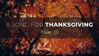 A Song for Thanksgiving