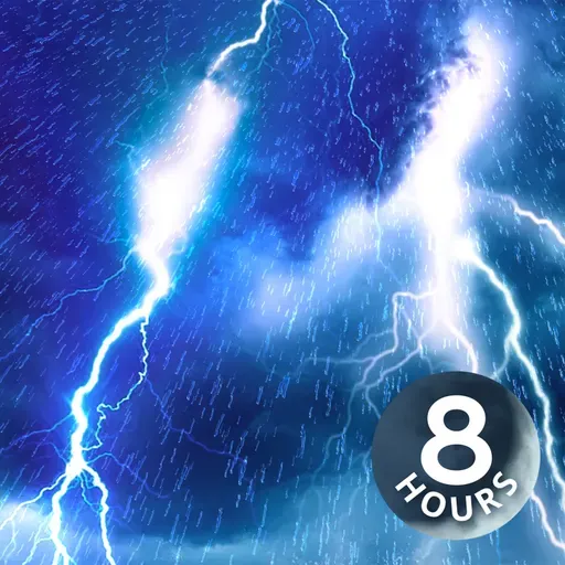 Chuva e trovões incríveis | Barulho de tempestade para relaxar, manter o foco ou dormir (8 horas)
