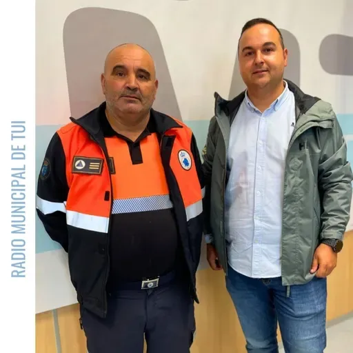 Ent. Juan González, presidente de Protección Civil e Borja Álvarez, técnico de emerxencias | Curso primeiros auxilios