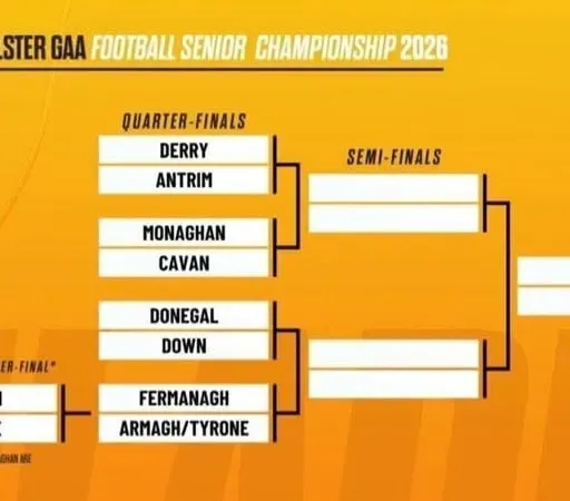 Mark Harte agus Owenie Mac Gairbheith.