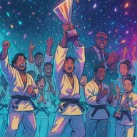 Mixed Team Mayhem at the African Senior Judo Championships