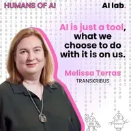 Humans of AI | Melissa Terras (Transkribus) - From Dust to Data