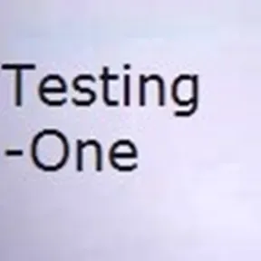 testing-one
