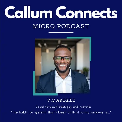 Vic Akosile - The habit that's been critical to my success.