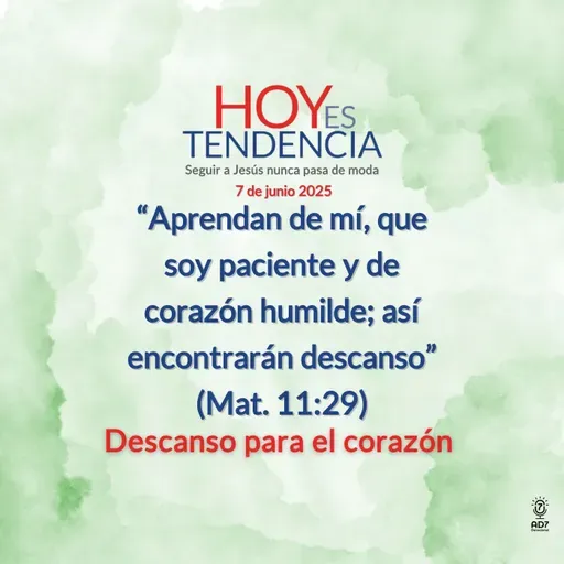 Descanso para el corazón ~ Devocional de Jóvenes ~ 7 de junio 2025