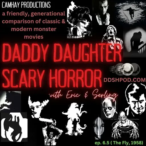 Daddy Daughter Scary Horror 6.5 (The Fly, 1958)