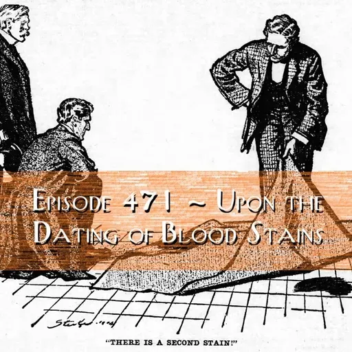 Upon the Dating of Blood Stains
