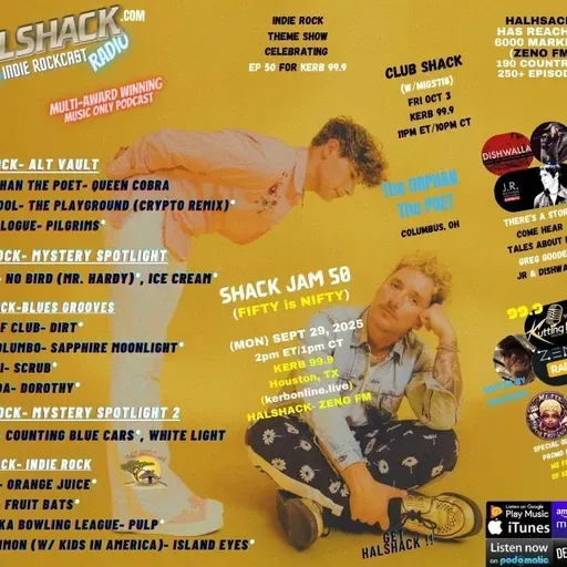 Episode 260: Halshack ep 50 (FIFTY is NIFTY for KERB-ZENO)--ShackJam 50--Sep 29, 2025 --theme show to celebrate ep 50 on KERB- hosted by Halshack
