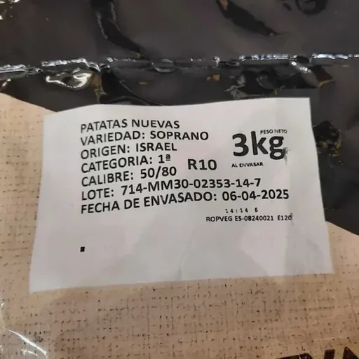 Las importaciones de Israel y Egipto amenazan a la patata española