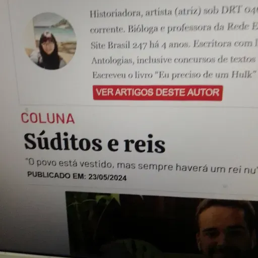 Artigo no DCO: SÚDITOS E REIS