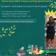Do it Afraid- An Interview with Adara Tyler - A Miraculous Touch Massage LLC - 