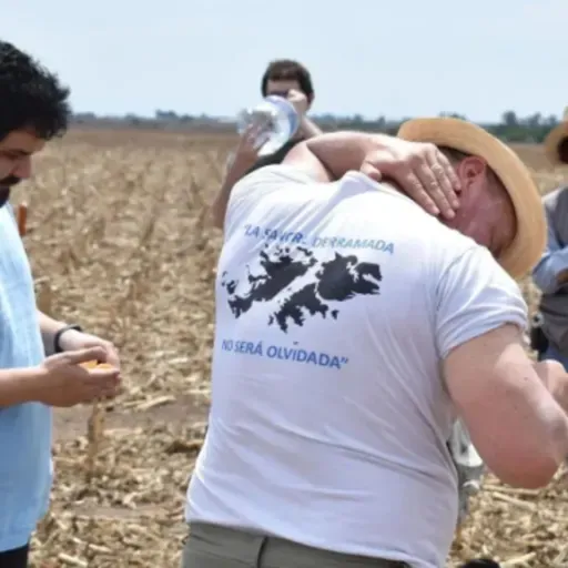 Veteranos de Malvinas participan en la investigación arqueológica de la Batalla de Pavón