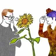 Etwas durch die Blume sagen