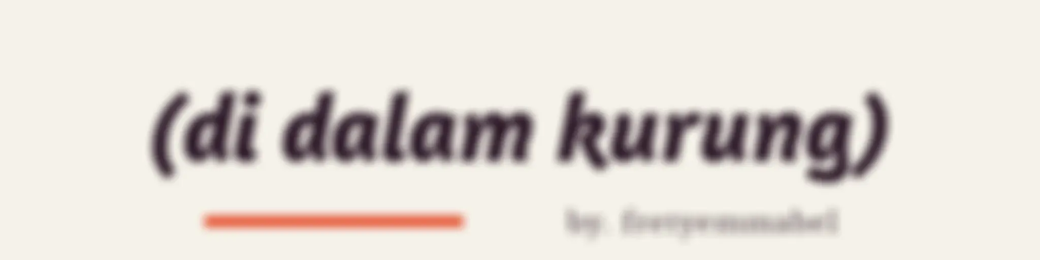 (di dalam kurung)
