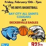 HS Boys Basketball Replay - Bay City All Saints at Deckerville 2-13-26