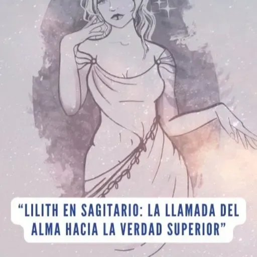 “Lilith en Sagitario: La Llamada del Alma hacia la Verdad Superior”