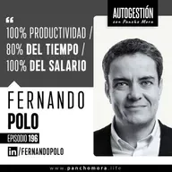 #196 Fernando Polo – 100% productividad / 80% del tiempo / 100% del salario.