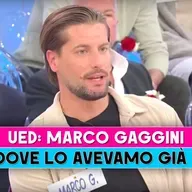 Uomini E Donne, Marco Gaggini: Ecco Dove Lo Avevamo Già Visto!
