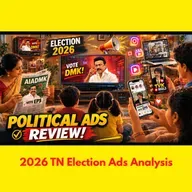 ☕ C1E58 - 2026 TN Election Ads Analysis | Tea Kada Benchu