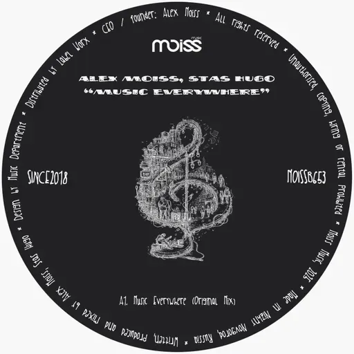Premiere: Alex Moiss, Stas Hugo ‒ Music Everywhere (Original Mix) [Moiss Music Black]