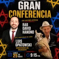 RAB DAVID HANONO- SR LUIS OPATOWSKY- SOBREVIVIENTE DEL OLOCAUSO