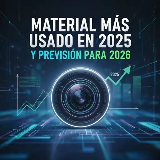 Material más usado en 2025 y previsión para 2026