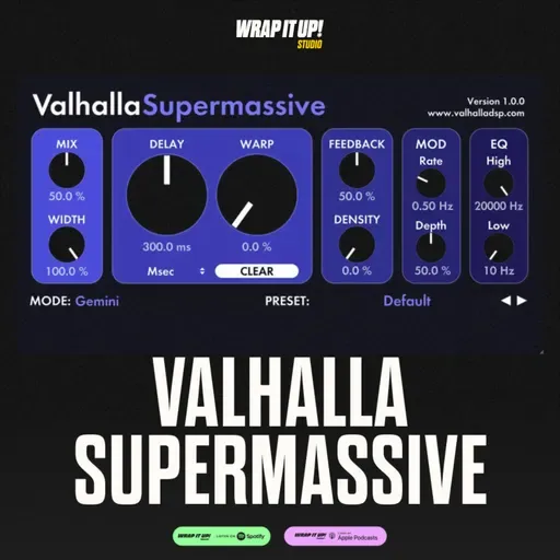 Studio: Valhalla Super Massive: El mejor plugin de reverb gratis