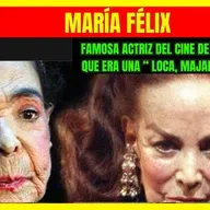 ⭐️Famosa ACTRIZ del Cine de Oro afirmaba que MARÍA FÉLIX era una loca majadera y tonta⭐️