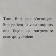 Force-toi à être constant, et tout finira par s'arranger