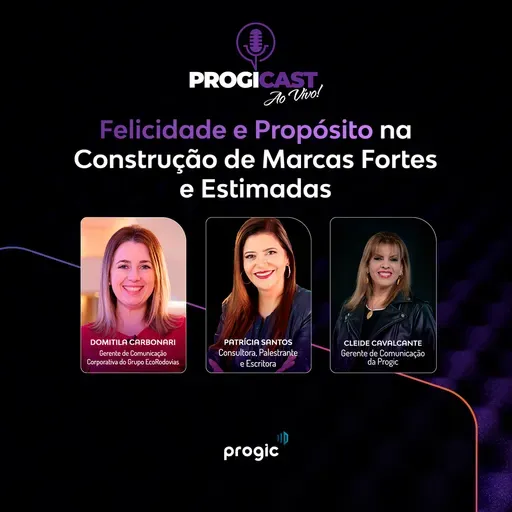 #112 Progicast – Felicidade e Propósito na Construção de Marcas Fortes e Estimadas