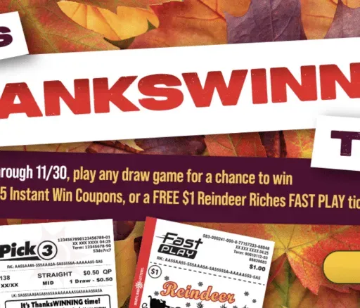 John Martin of Maryland Lottery wraps up Thankswinning en route to million dollar holiday raffle excitement