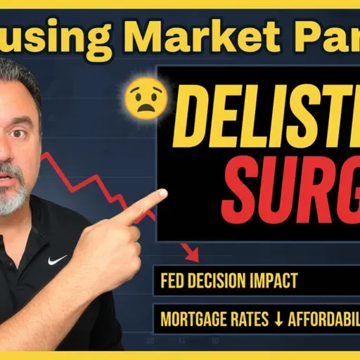 S2025 Ep162: New Housing Market Signal: Delistings Surge to All-Time High