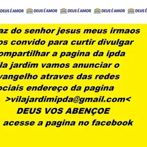 DEUS E AMOR VILA JARDIM