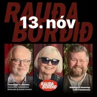 Rauða borðið 13. nóv - Háskólafólk, reynsluboltar, blindrasýn og Gunnar Gunnars