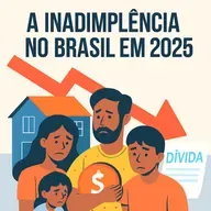 A inadimplência em 2025.