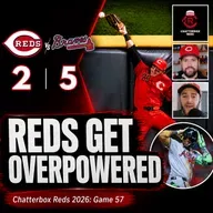 Game 57 - Braves 5, Reds 2 (Reds OVERPOWERED by Braves and four home runs)