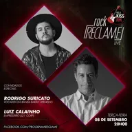 "Rock Reclame": Rodrigo Suricato (Barão Vermelho) e Luiz Calainho (⁣empreendedor e apresentador)
