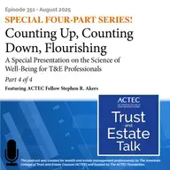 Counting Down, Counting Up, Flourishing: Part 4 of 4