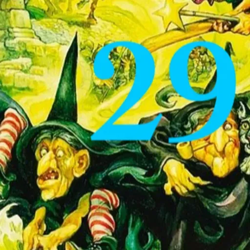 Brujas de viaje 29, (voz humana); Mundodisco 12.