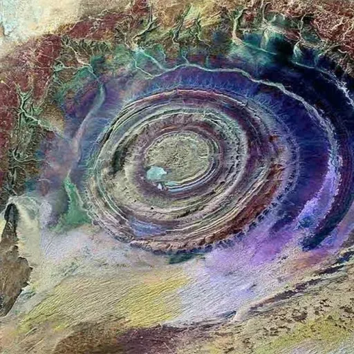 El ojo del Sáhara
