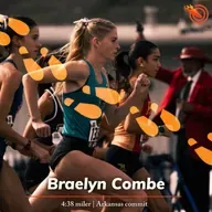 Braelyn Combe after setting the mile U.S. #1 in her season opener: How she stays fired up and her plans for the fall at Arkansas