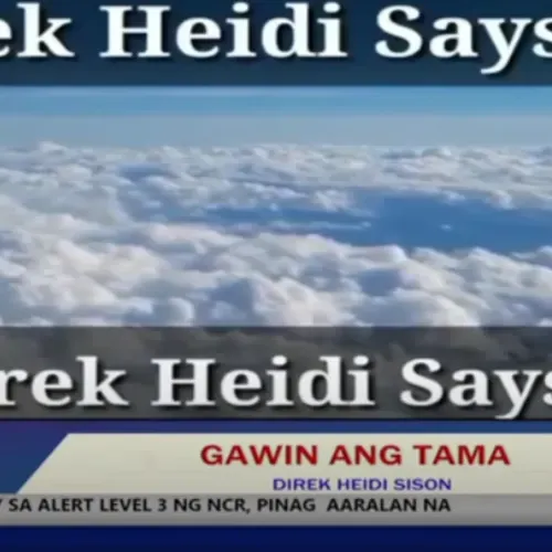 Direk Heidi Says.. GAT Pilipino