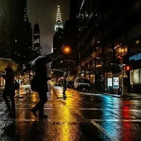 City Sounds with Rain