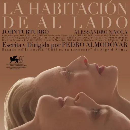 LA HABITACION DE AL LADO (2024) #Drama #Amistad #peliculas #audesc #podcast